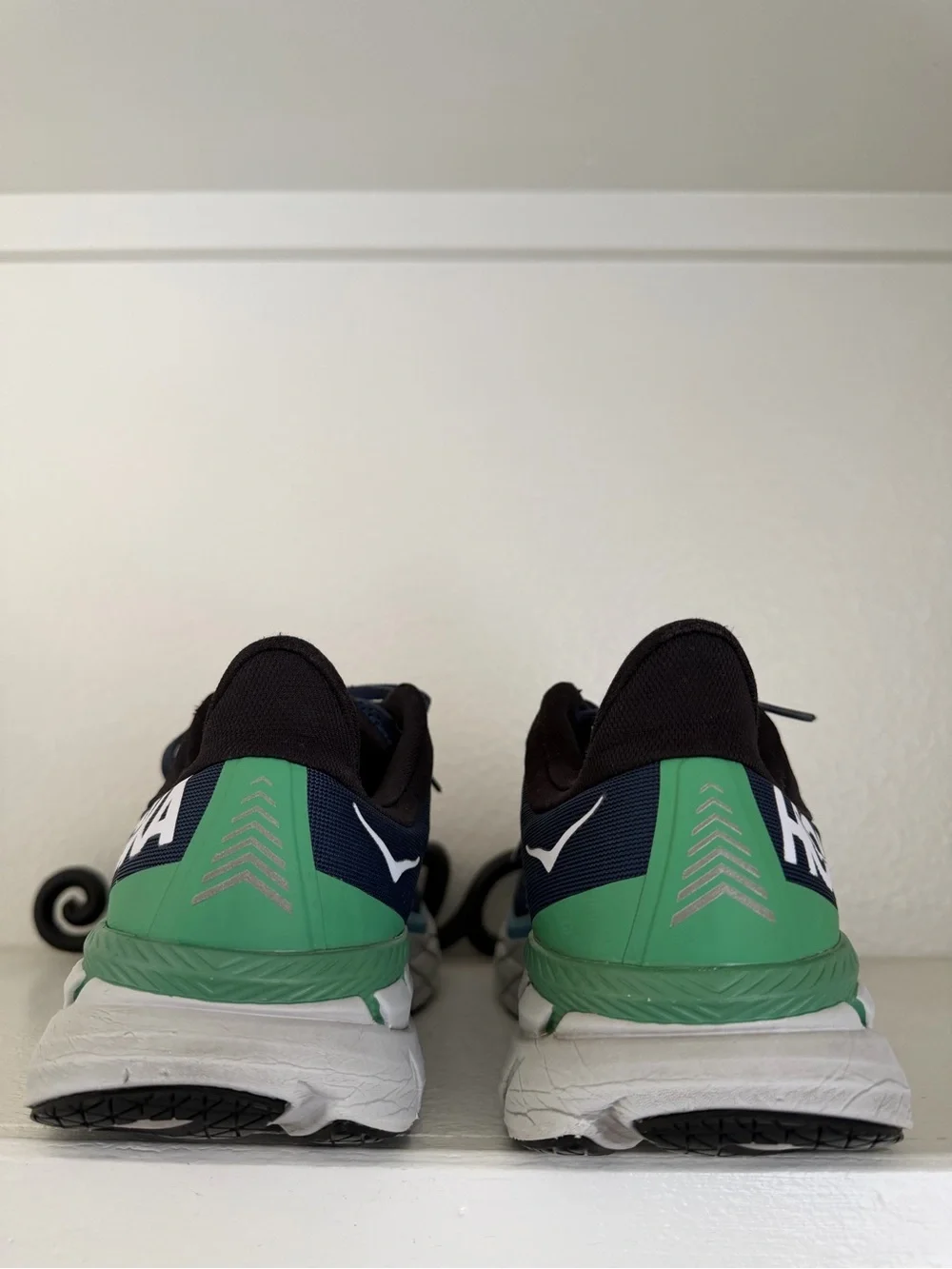 Hoka One One Clifton 7 1110508 MOAN Blue Green MEN Running Shoes- SZ 11